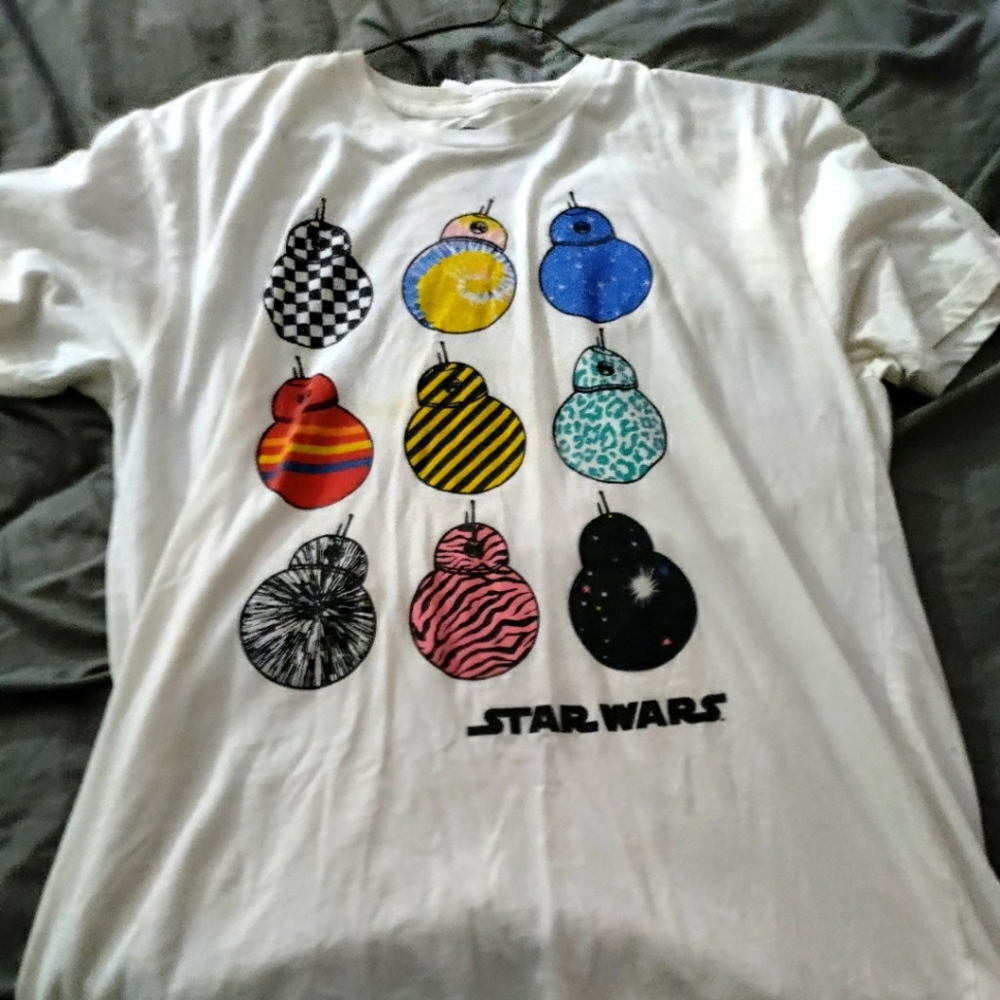 White BB-8 Star Wars T-shirt